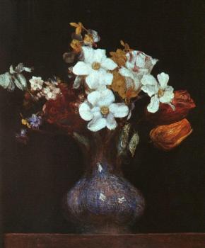 Henri Fantin-Latour : Narcissus and Tulips III